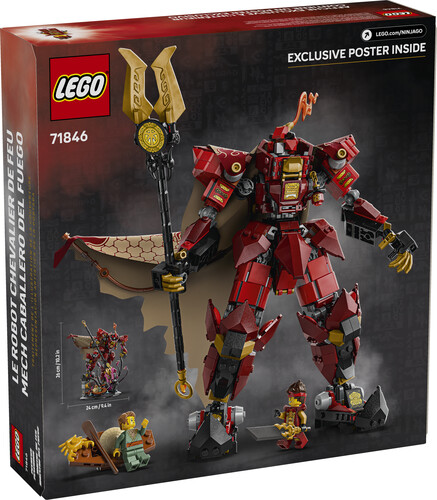 LEGO LEGO 71846 Le robot du chevalier de feu 673419405171
