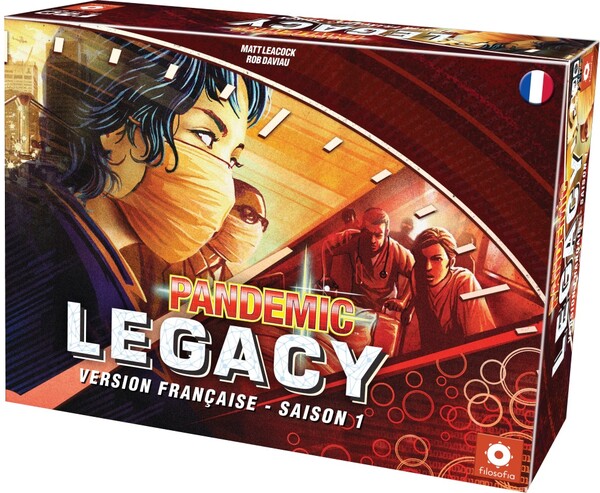 Filosofia Pandemic Legacy saison 1 (fr) rouge (pandémie) 8435407622791