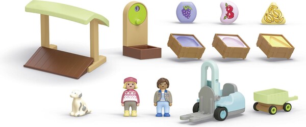 Playmobil Playmobil 71691 JUNIOR Etal de fruits et legumes bio 4008789716910