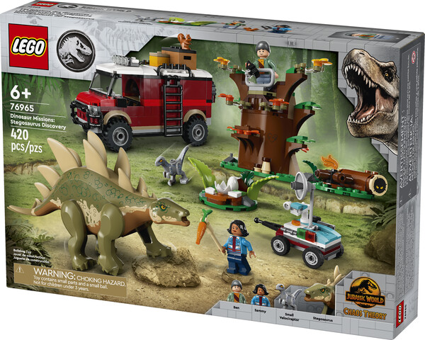 LEGO LEGO 76965 Les missions des dinosaures : La découverte du stégosaure 673419388405