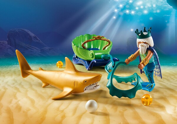 Playmobil Playmobil 70097 Roi des mers avec calèche royale 4008789700971