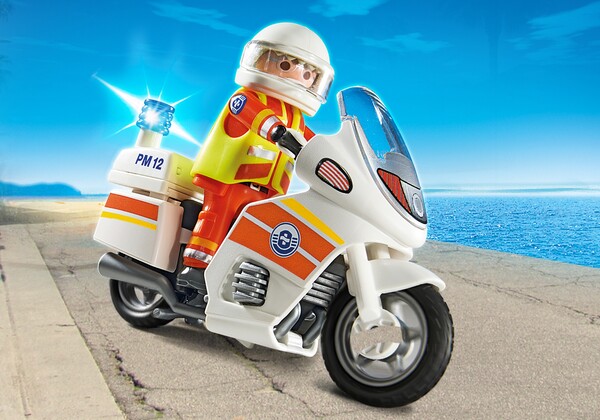 Playmobil Playmobil 5544 Sauveteur avec moto (mai 2015) 4008789055446