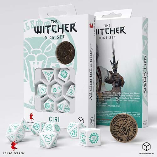 Q-workshop Dice Set The Witcher Dice Set Ciri Law of Surprise 5907699496372