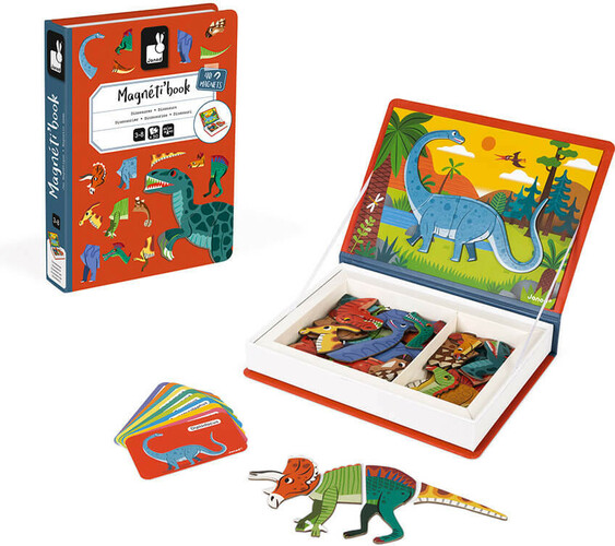 Janod Magnetibook (fr/en) - Dinosaures 3700217325909