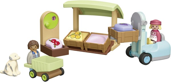 Playmobil Playmobil 71691 JUNIOR Etal de fruits et legumes bio 4008789716910