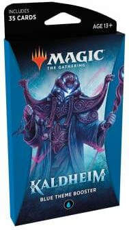 Wizards of the Coast MTG Kaldheim theme booster Blue *