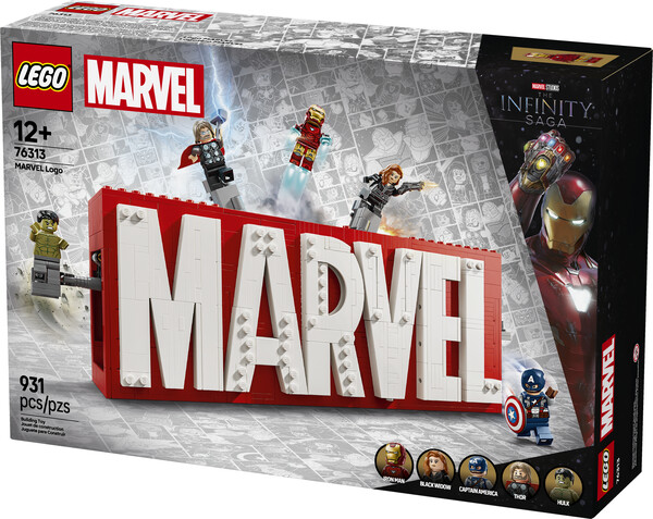 LEGO LEGO 76313 MARVEL Logo & Minifigures 673419406338