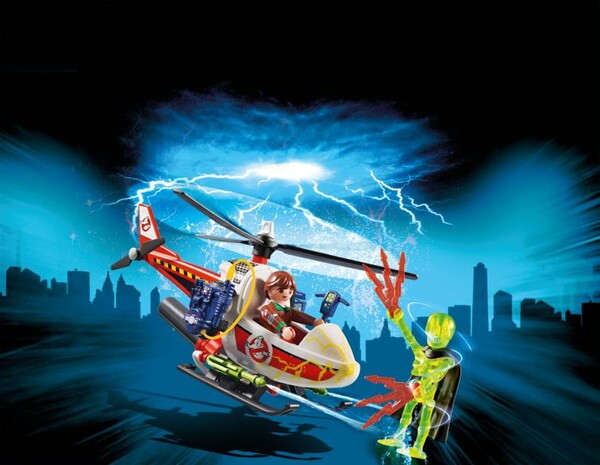 Playmobil Playmobil 9385 SOS Fantômes Venkman avec hélicoptère (Ghostbusters) 4008789093851