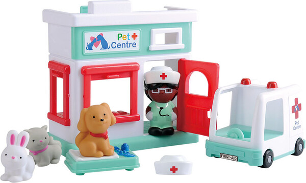 Playgo Toys Happy Collection Clinique vétérinaire 191162098209