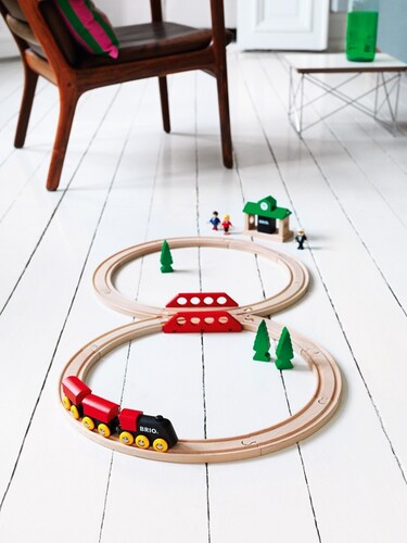 Brio Train Brio Train en bois Classic Circuit tradition en 8 - 33028 7312350330281