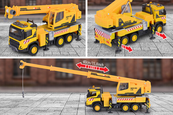 Majorette majorette - camion-grue volvo fmx 3467452077092