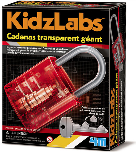 KidzLabs Cadenas transparent géant (fr) 057359889015
