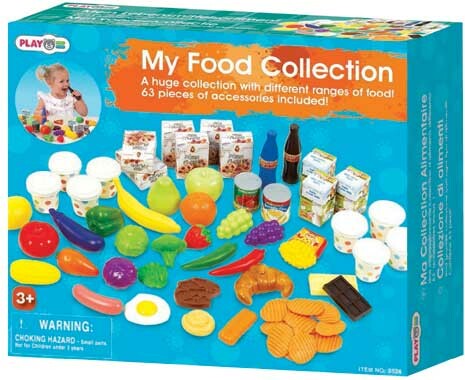 Playgo Toys Playgo aliments en boite, fruits, légumes, viande, conserves 840144031245