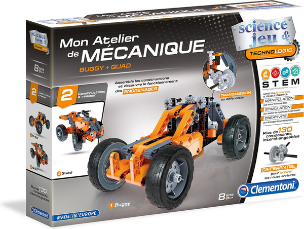 Clementoni Science Mon atelier de mécanique - buggy et quad (fr) 8005125522446