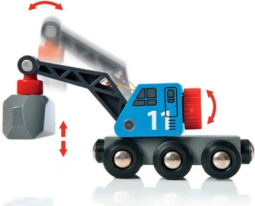 Brio Train Brio Train en bois Ciruit rail route transport de roches 33210 7312350332100