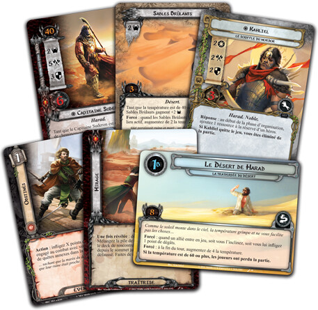 Fantasy Flight Games Le Seigneur des anneaux jeu de cartes (fr) 55 ext Les Sables de Harad 8435407612266