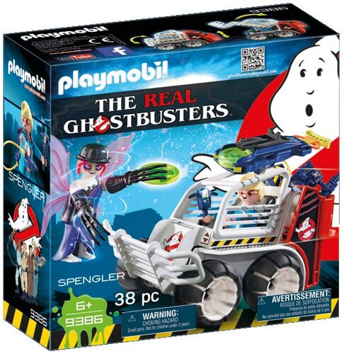 Playmobil Playmobil 9386 SOS Fantômes Spengler et voiturette (Ghostbusters) 4008789093868