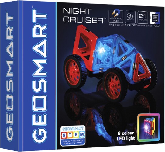 GeoSmart Geosmart night cruiser - 21 Pièces (fr/en) (Construction Magnétique) 5414301250579