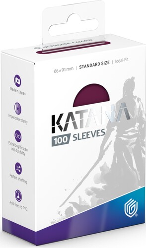ultimate guard Protecteurs de cartes Standard Katana standard radiant plum 66x91mm 100ct 4056133028219