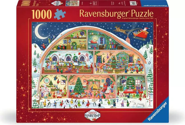 Ravensburger casse-tête Casse-tête 1000 Santa's Workshop 4005555012689