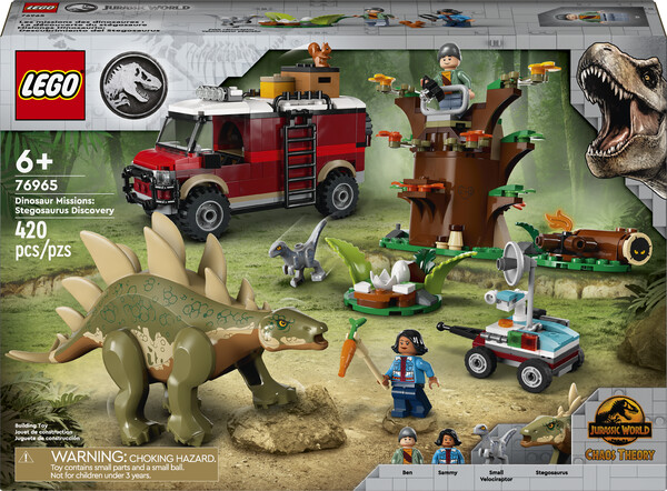 LEGO LEGO 76965 Les missions des dinosaures : La découverte du stégosaure 673419388405