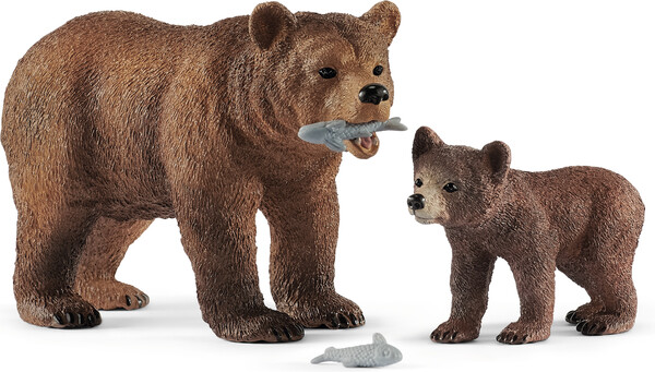 Schleich Schleich 42473 Maman grizzly avec ourson 4059433572369