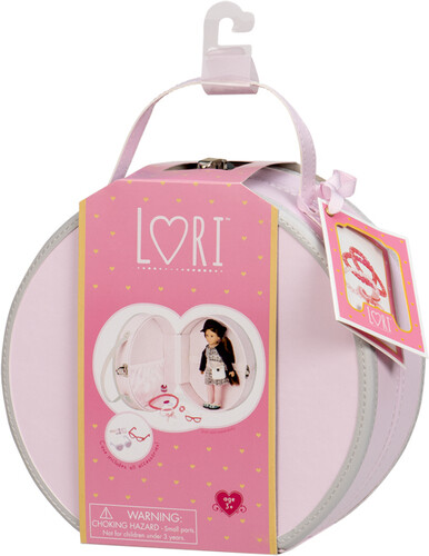 Lori Lori Valise rose pâle de luxe et accessoires pour poupée 6" (poupée vendue séparément) 062243286610
