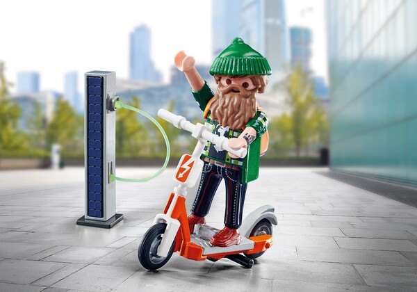 Playmobil Playmobil 70873 Hipster avec trottinette électrique 4008789708731