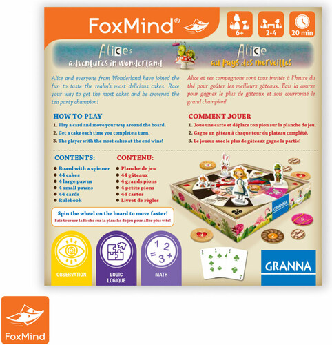 FoxMind Alice au pays des merveilles (fr/en) 842710002079