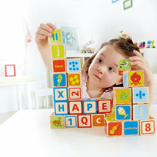 Hape ABC Blocks (anglais) 6943478009936