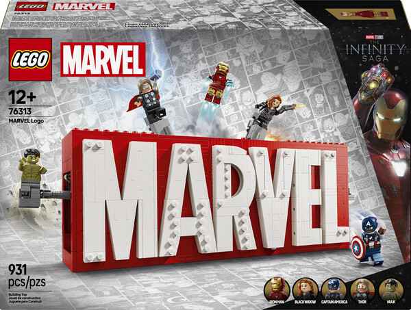 LEGO LEGO 76313 MARVEL Logo & Minifigures 673419406338