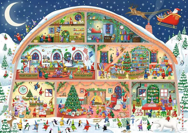 Ravensburger casse-tête Casse-tête 1000 Santa's Workshop 4005555012689