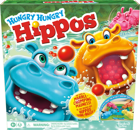 Hasbro Hungry Hungry Hippos (fr/en) (Hippos affamés) 195166247779