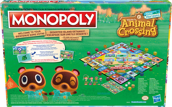 Hasbro Monopoly Animal Crossing (fr/en) 195166137377