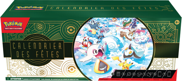 Pokémon Pokemon Calendrier de l'avent 2024 (francais) 820650558573