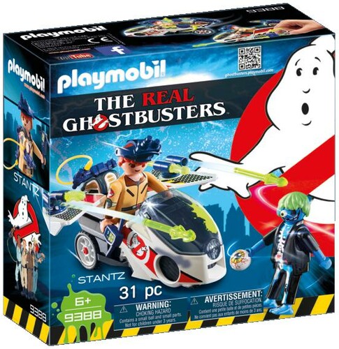 Playmobil Playmobil 9388 SOS Fantômes Stantz avec véhicule volant (Ghostbusters) 4008789093882