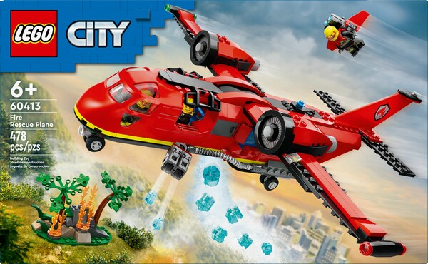 LEGO LEGO 60413 L’avion de sauvetage des pompiers 673419388887