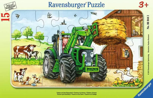 Ravensburger casse-tête Casse-tête 15 Carton encadré - Tractor on the Farm 4005556060443