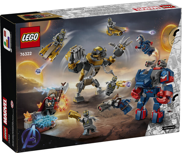 LEGO LEGO 76322 Thor contre les Chitauri dans Avengers Phase finale 673419406413