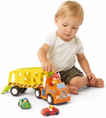 Kidoozie Transporteur de voitures musical et avance à batteries (Zoom 'n Go) 020373024670