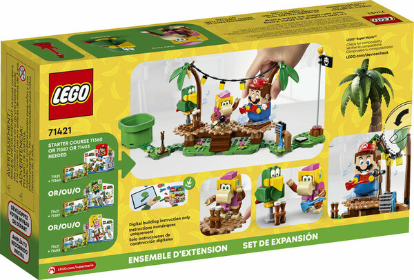 LEGO LEGO 71421 Super Mario - Ensemble d'extension Concert de Dixie Kong dans la jungle 673419374552