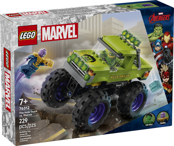 LEGO LEGO 76312 Le tout-terrain de Hulk contre Thanos 673419406321
