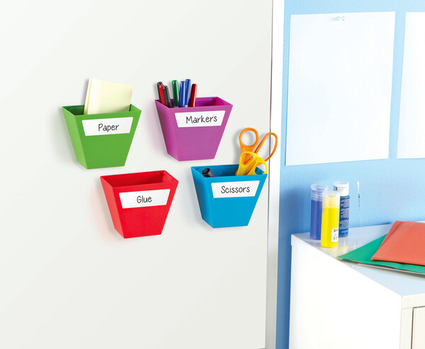 Learning Resources Create-a-Space bacs de rangement aimantés (Storage Bins) (sans matériel de bricolage) 765023038071