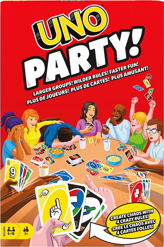 Mattel jeu uno party! (fr/en) 194735135769
