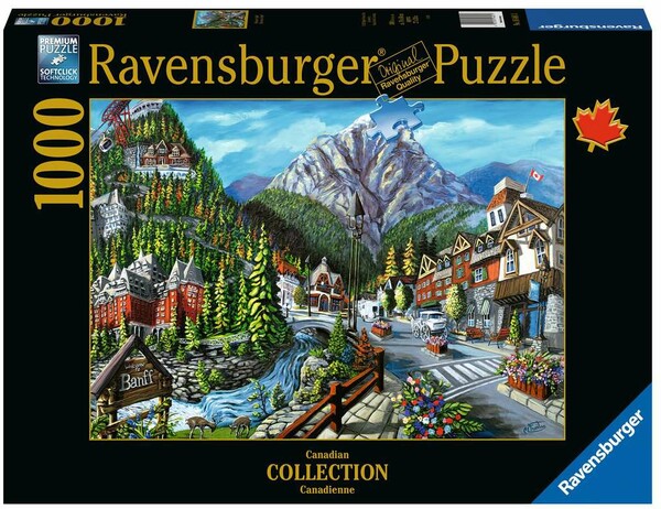 Ravensburger Casse-tête 1000 Collection Canada Bienvenue à Banff, Alberta 4005556164813