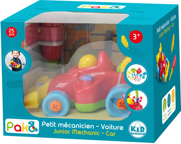 Pakö Mécanique junior auto de course à assembler et démonter 629270410335