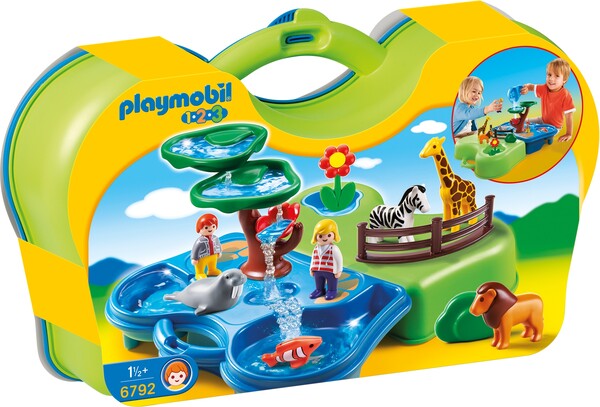 Playmobil Playmobil 6792 1.2.3 Zoo transportable avec bassin aquatique (mars 2015) 4008789067920