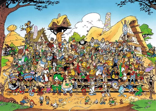Ravensburger casse-tête Casse-tête 1000 Asterix - Portrait de famille 4005555004738