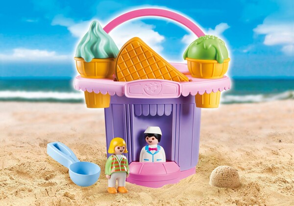 Playmobil Playmobil 9406 Stand de glace avec seau pour le sable 4008789094063