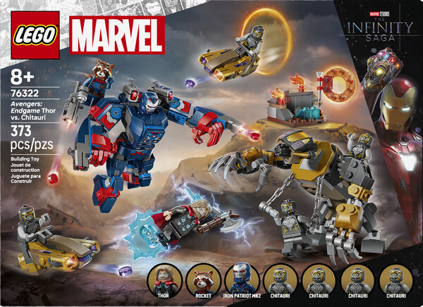 LEGO LEGO 76322 Thor contre les Chitauri dans Avengers Phase finale 673419406413